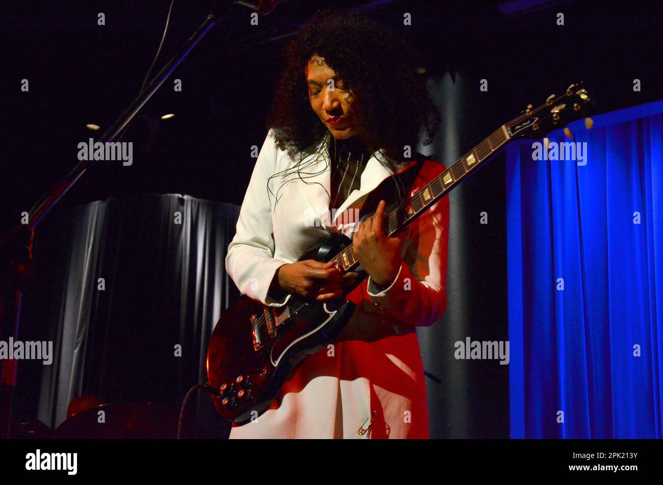 Milan Italy 02/11/2022: Judith Hill live concert at the Blue Note of Milan Stock Photo