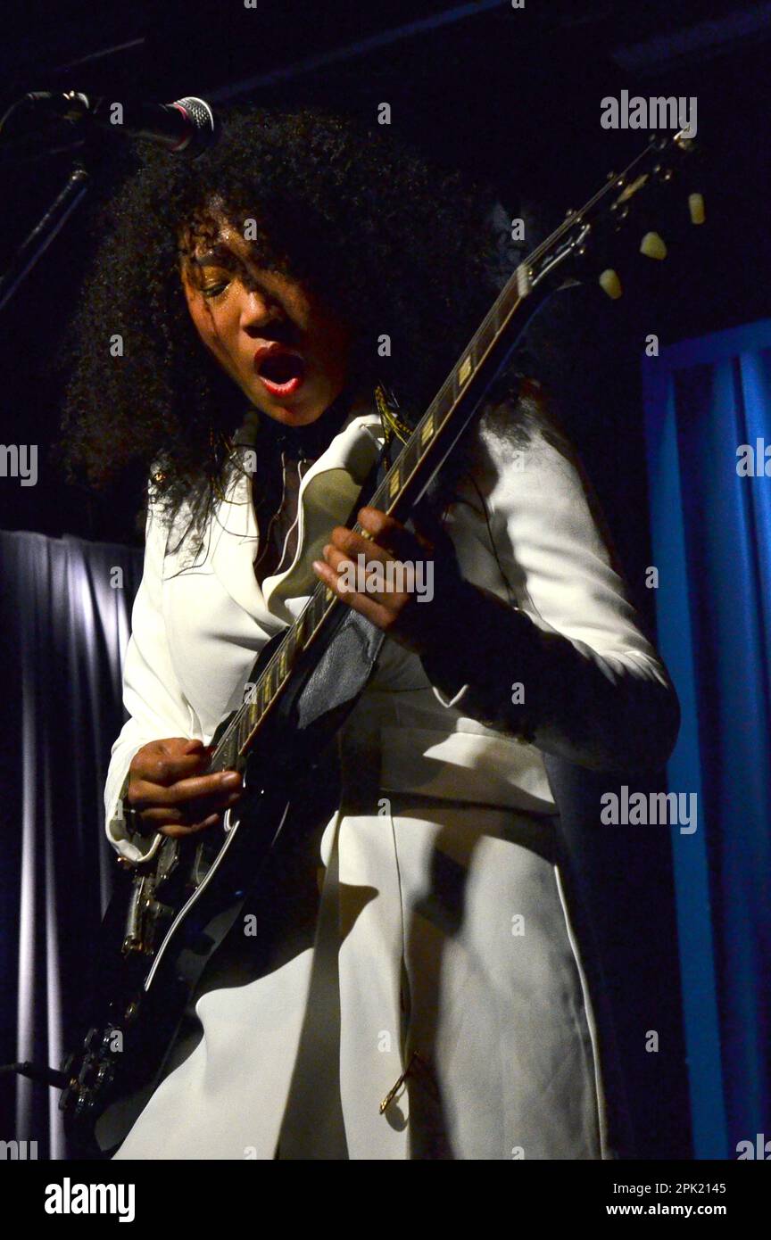 Milan Italy 02/11/2022: Judith Hill live concert at the Blue Note of Milan Stock Photo