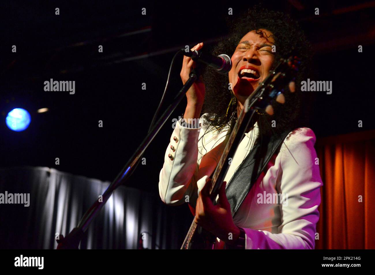 Milan Italy 02/11/2022: Judith Hill live concert at the Blue Note of Milan Stock Photo