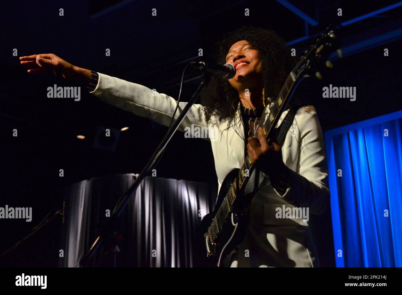 Milan Italy 02/11/2022: Judith Hill live concert at the Blue Note of Milan Stock Photo