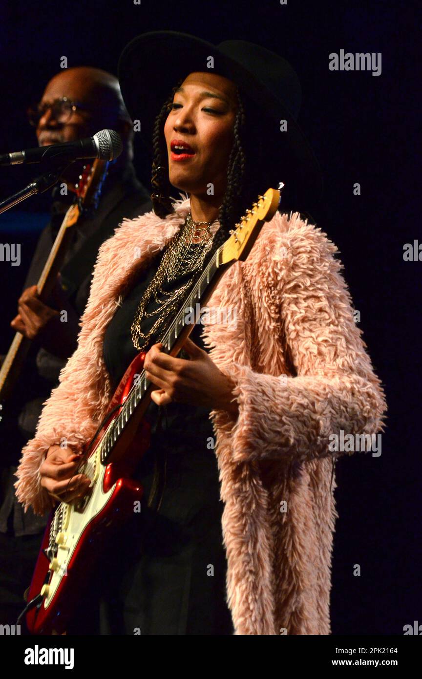 Milan Italy 06/11/2021: Judith Hill live concert at the Blue Note of Milan Stock Photo