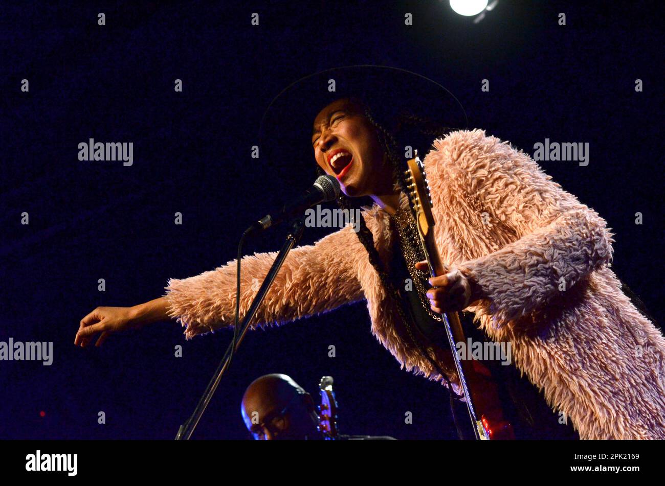 Milan Italy 06/11/2021: Judith Hill live concert at the Blue Note of Milan Stock Photo