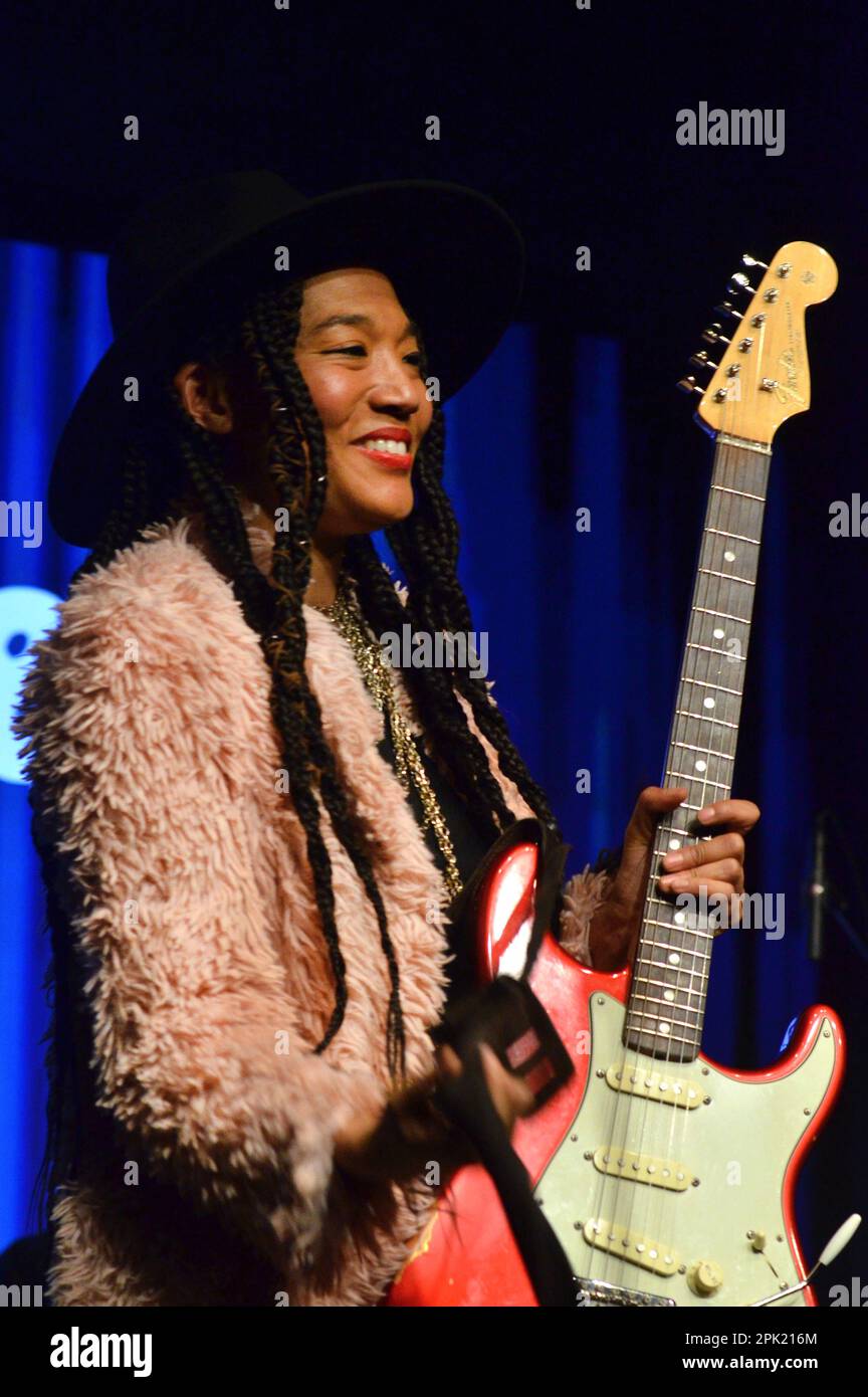 Milan Italy 06/11/2021: Judith Hill live concert at the Blue Note of Milan Stock Photo