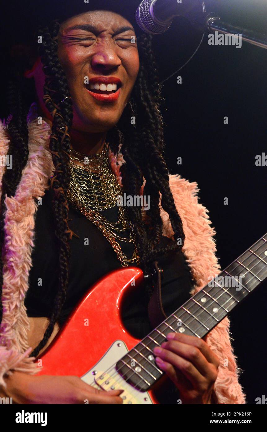 Milan Italy 06/11/2021: Judith Hill live concert at the Blue Note of Milan Stock Photo