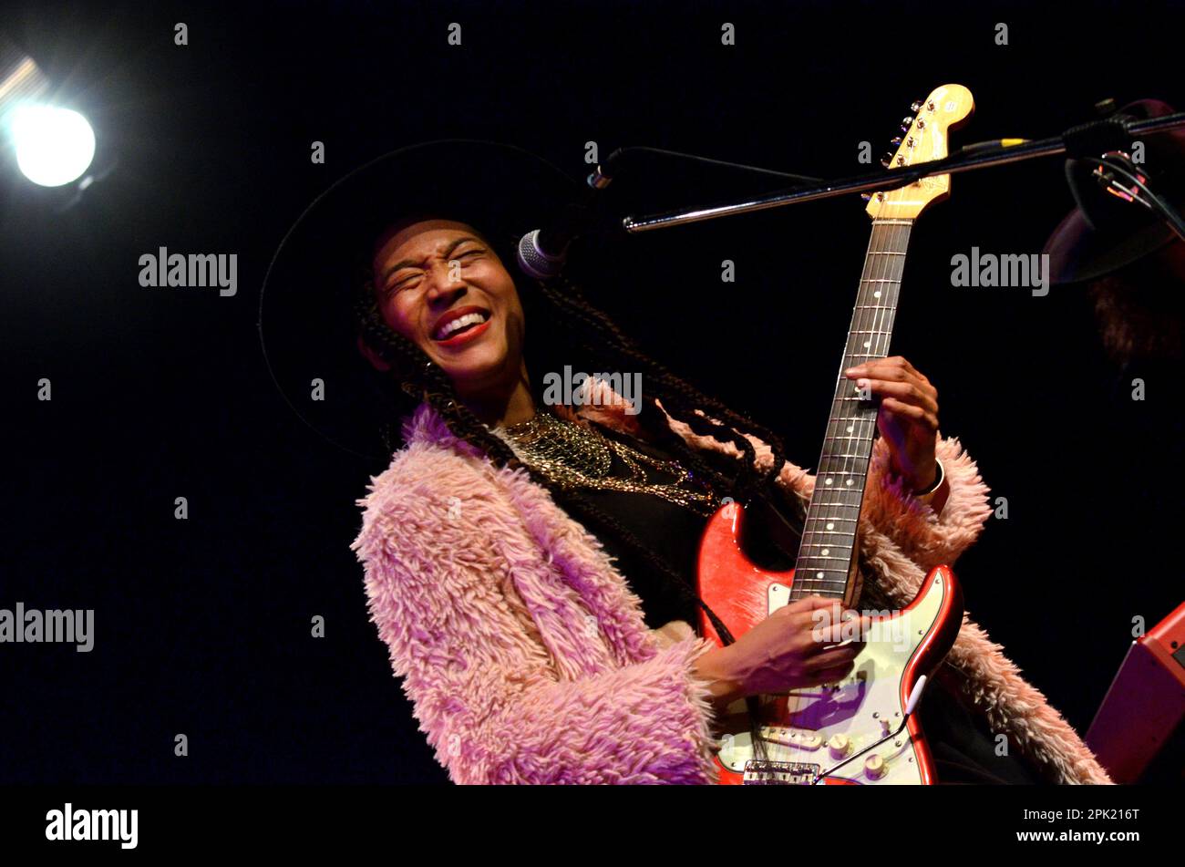 Milan Italy 06/11/2021: Judith Hill live concert at the Blue Note of Milan Stock Photo