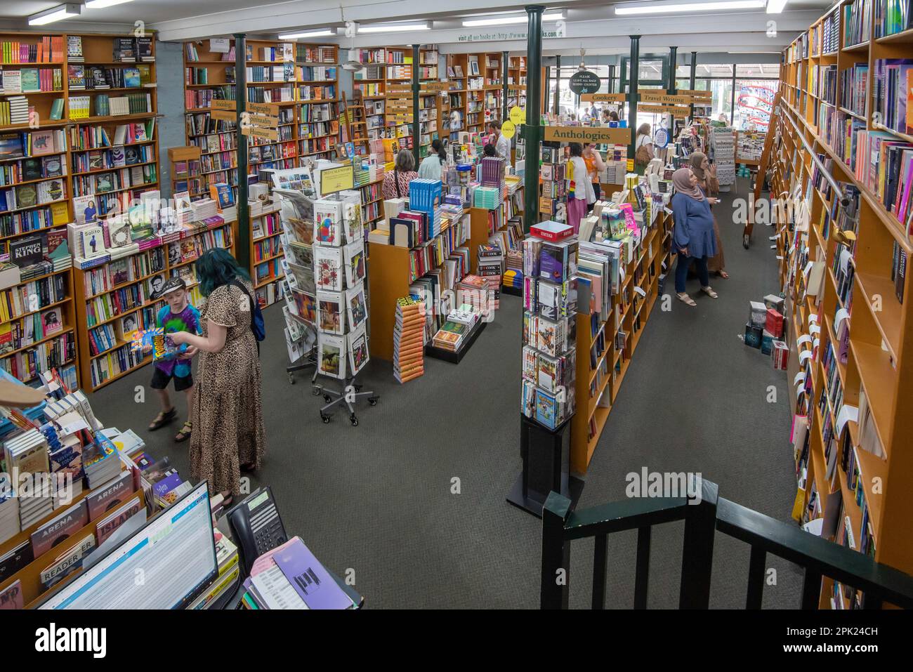 The ground floor view of the famous Gleebooks book store in Glebe Point