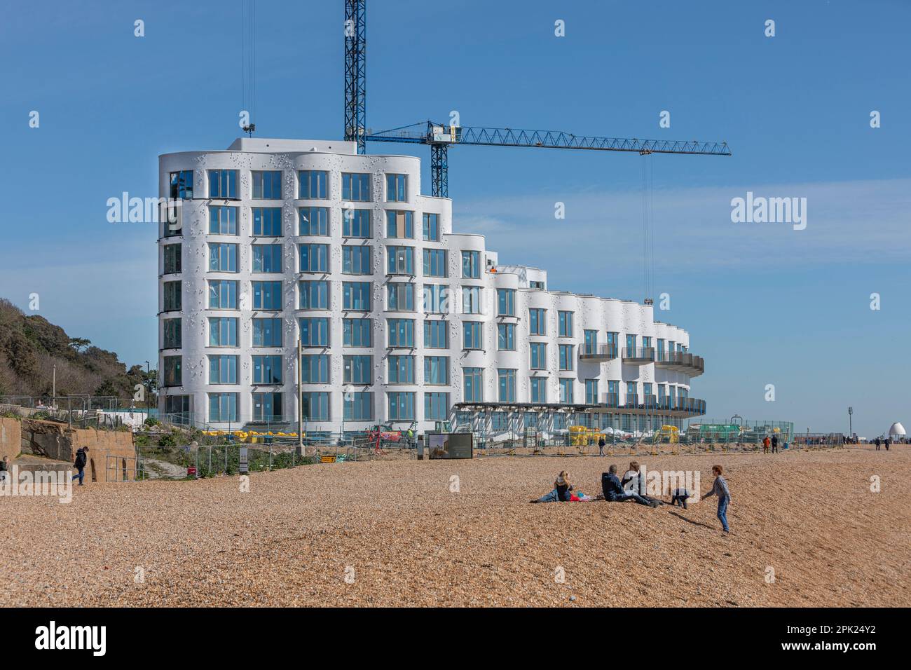 The Shoreline development, Folkestone nearing completion Stock Photo Alamy