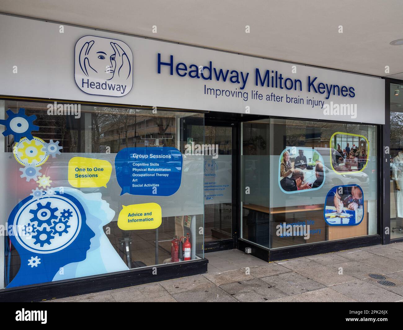 Offices of Headway, the brain injury charity, Milton Keynes, UK Stock