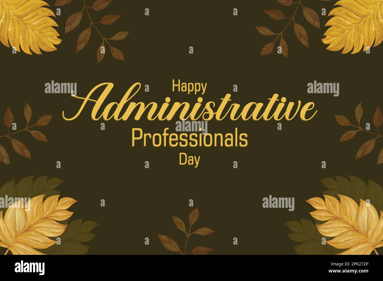 Administrative Professionals' Day. Appreciation template for banner