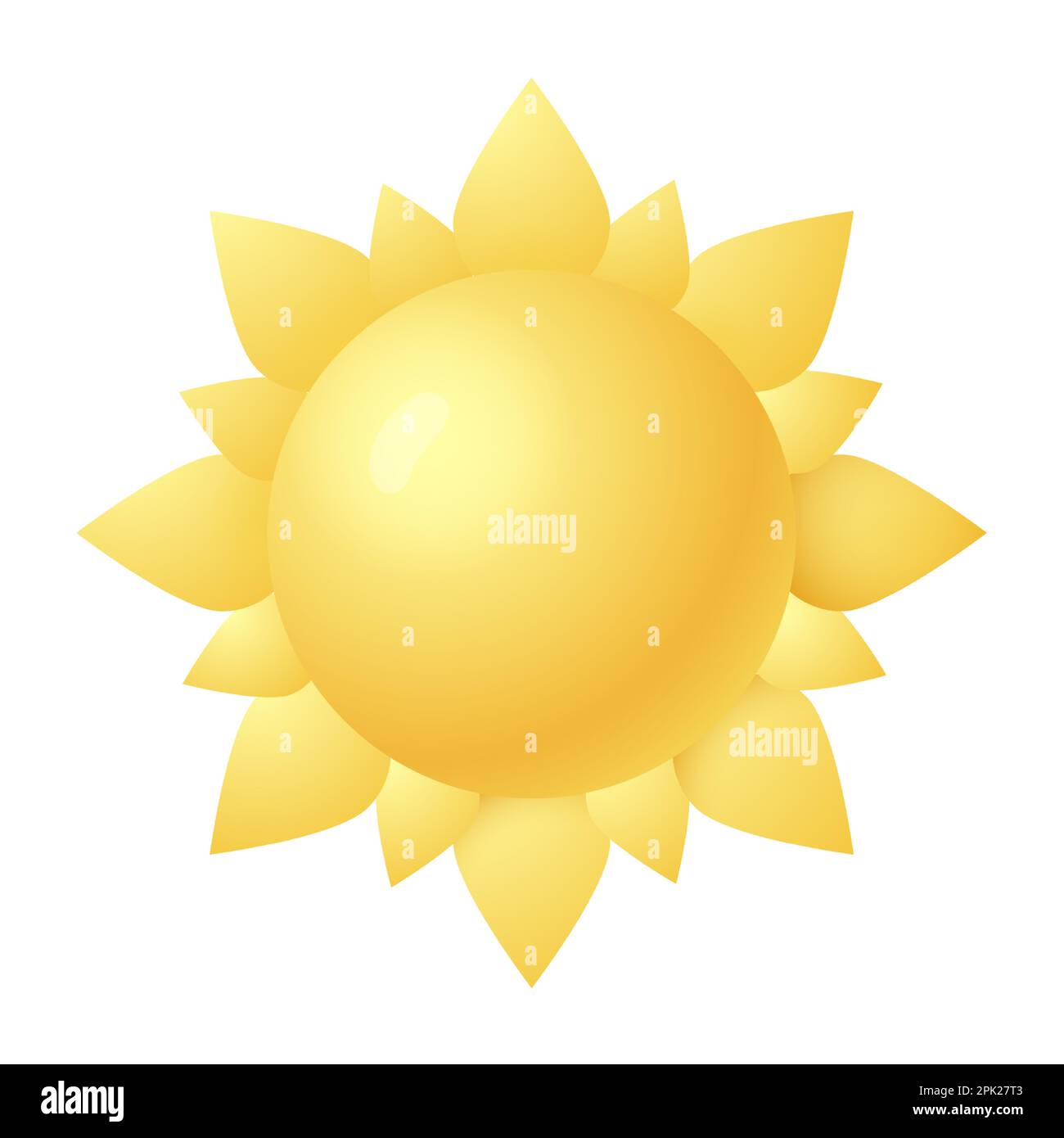 sun rays cartoon