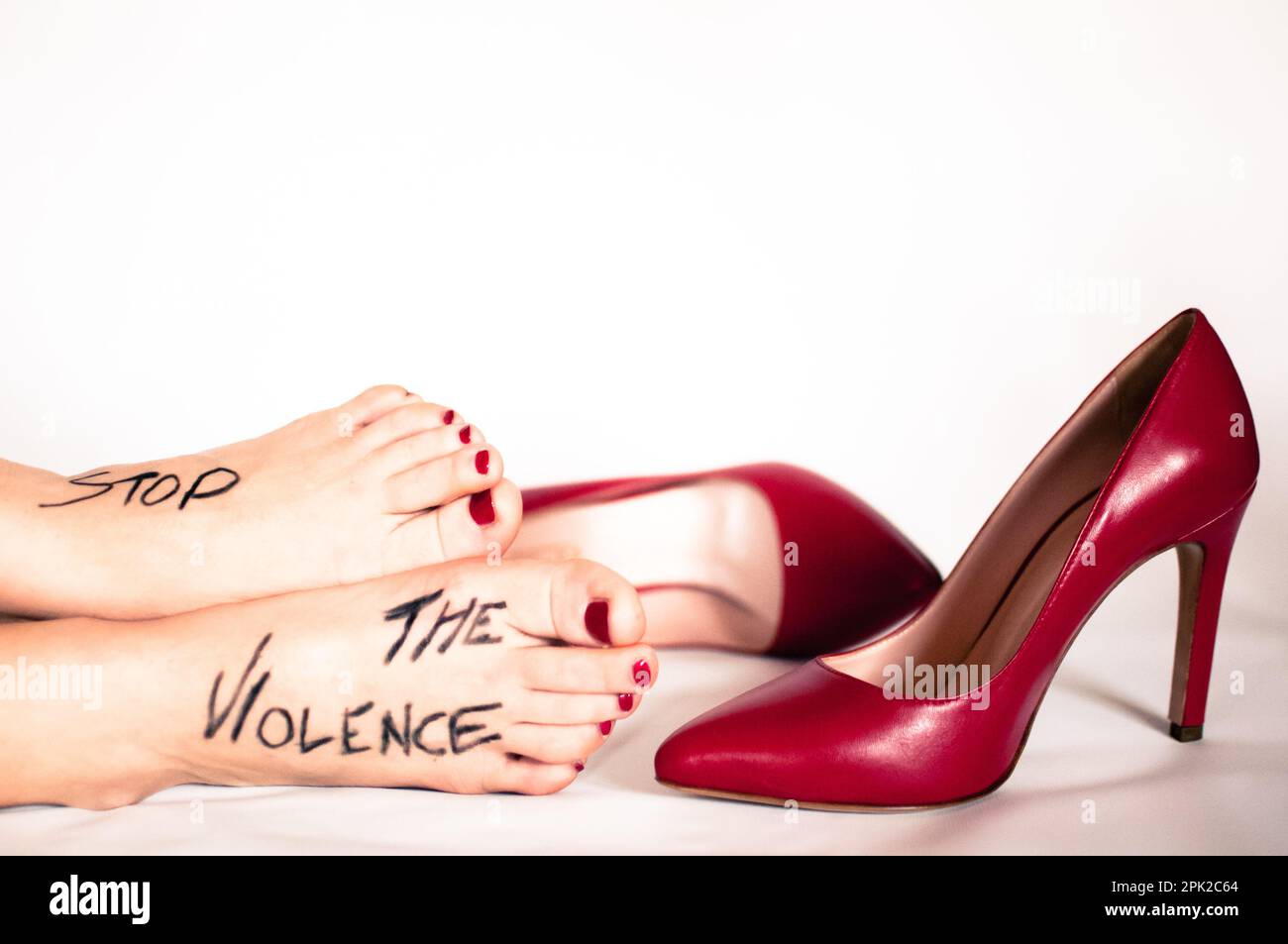 International day for the elimination of violence against women. Credits: Andrea Pinna Stock Photo