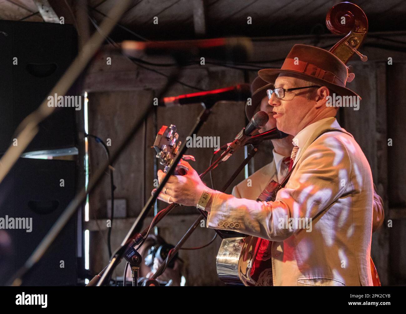 The Henry Brothers performing the songs of death and destruction that