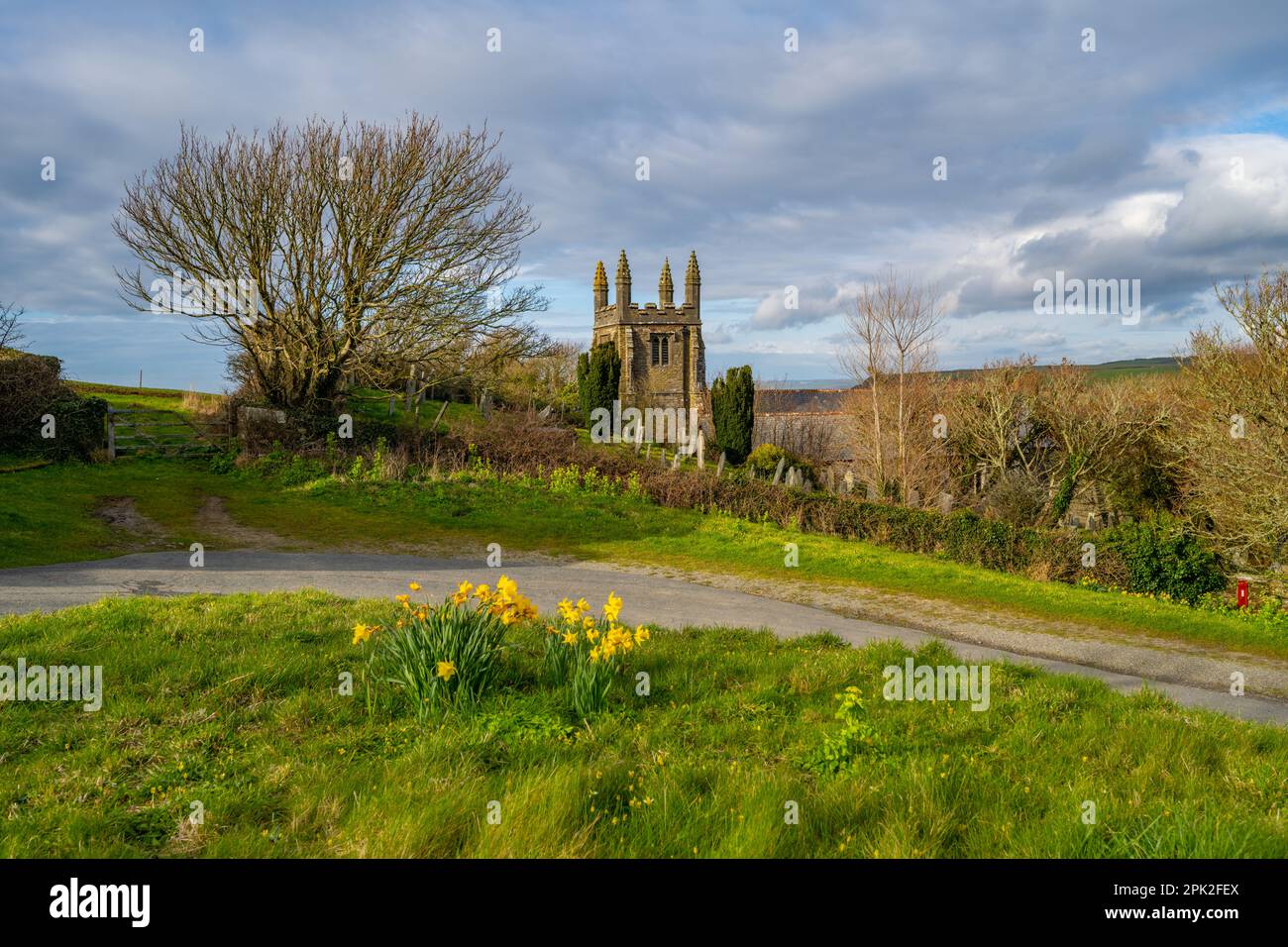 St Gennys Church Near Crackington Haven Cornwall Stock Photo - Alamy