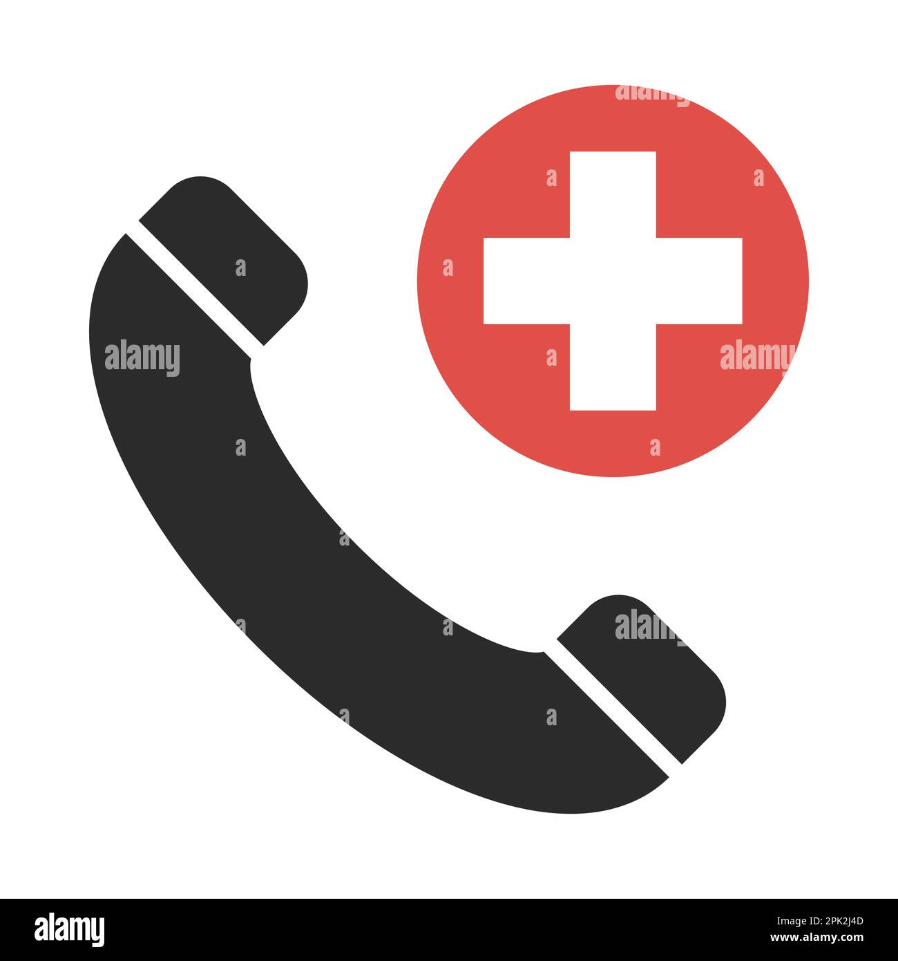 Emergency icon number call, ambulance hotline contact, phone health