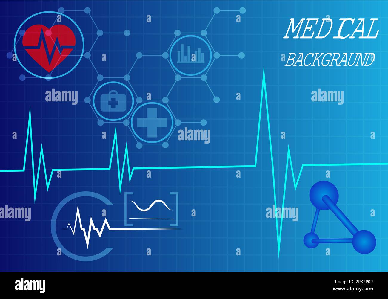 universal blue background for medical theme in vector Stock Vector Image & Art Alamy