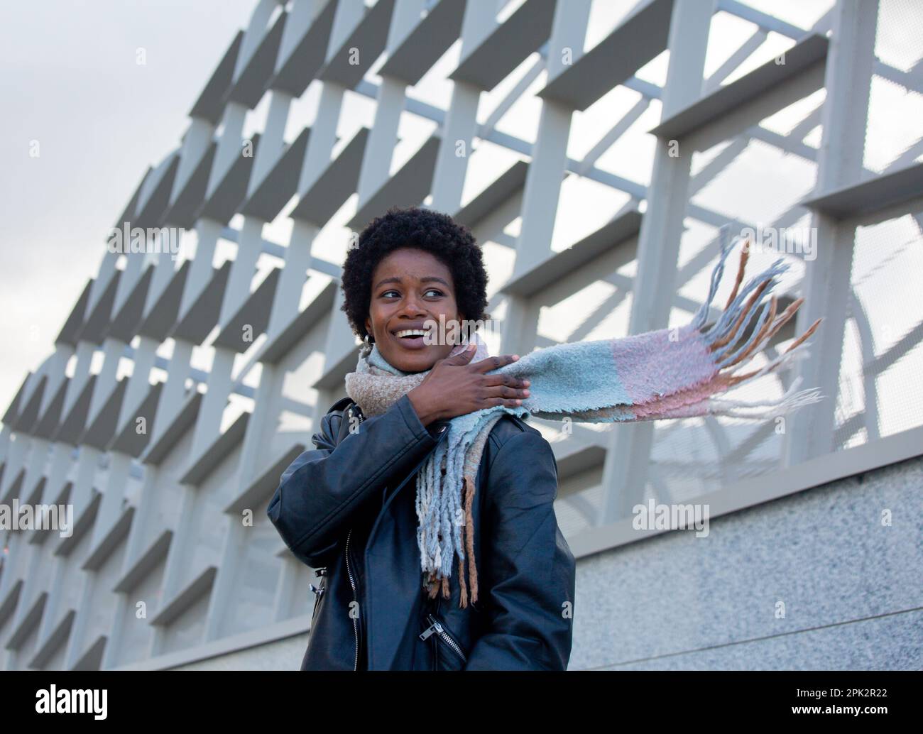 African girl in park Stock Photo - Alamy