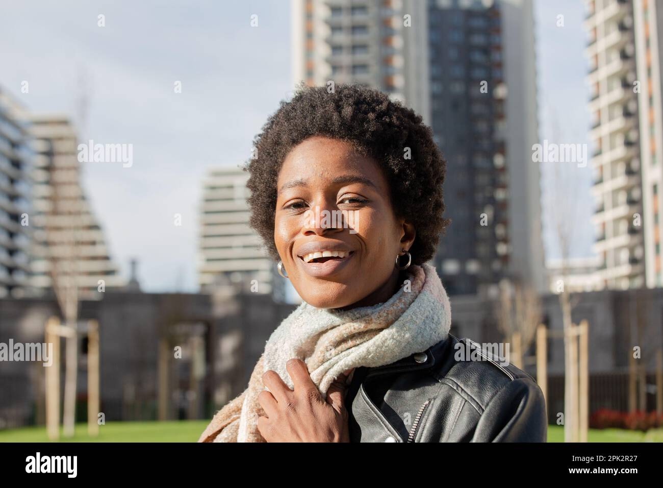 Happy african girl hi-res stock photography and images - Alamy