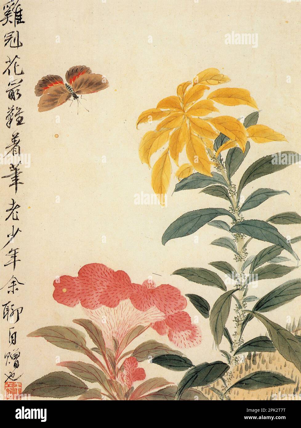 Beginner Embroidery Kit, Magnolia Flower and Bird, Chinese Style Hand  Embroidery Pattern With Blue Watercolor Background, Holiday Gift-8in 