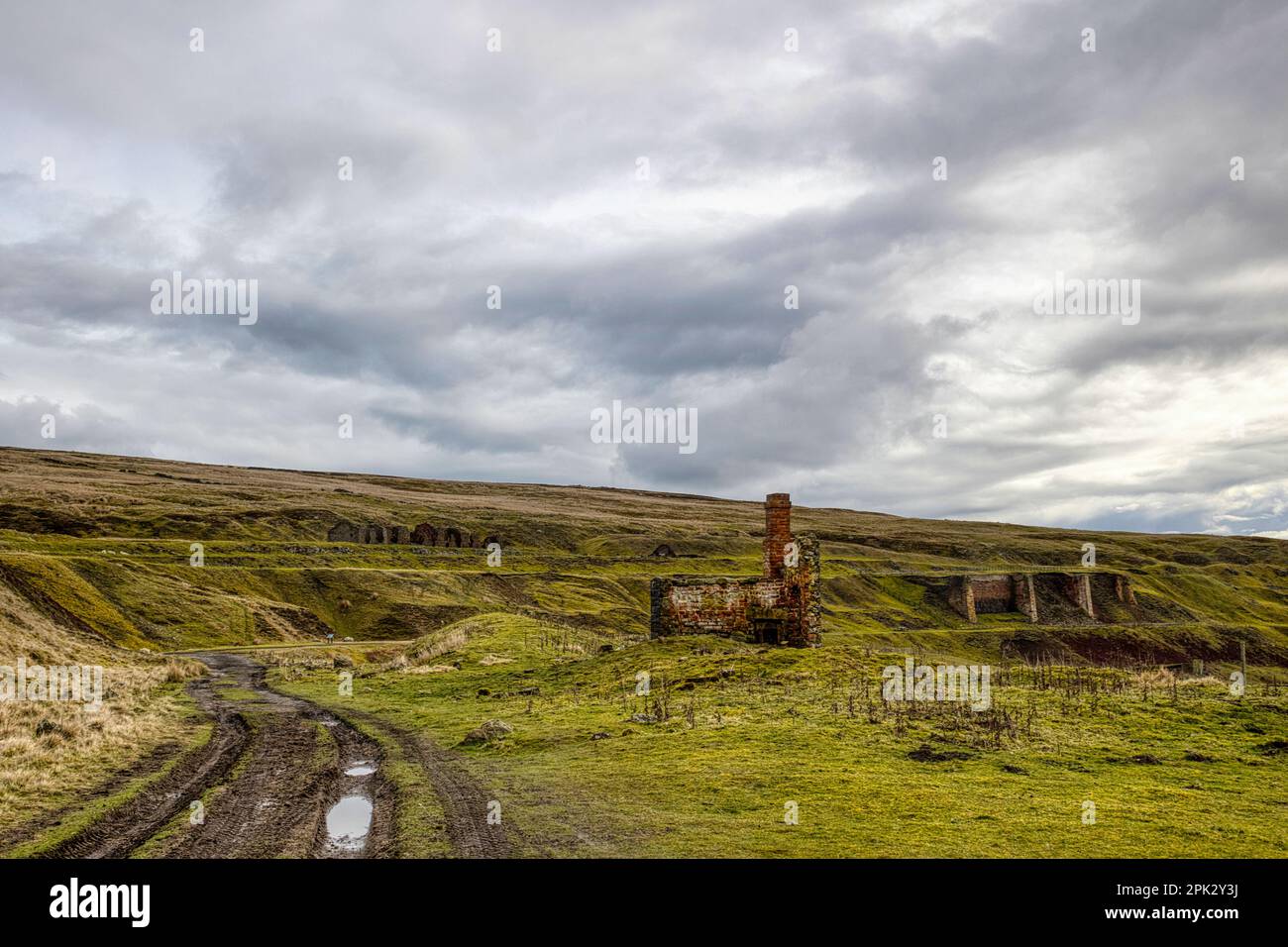 Path to Rosedale Abbey Stock Photo Alamy