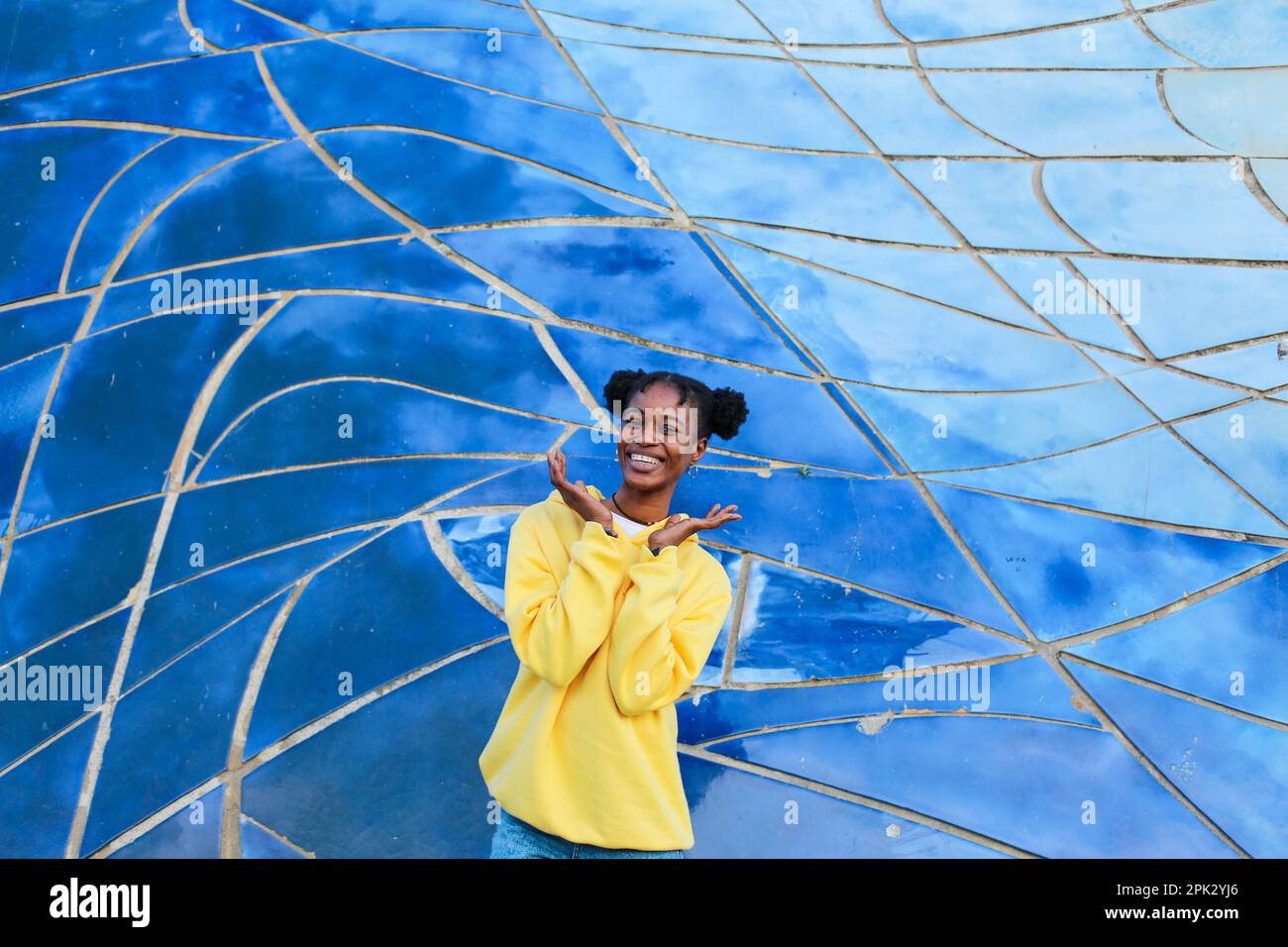African girl in park Stock Photo - Alamy
