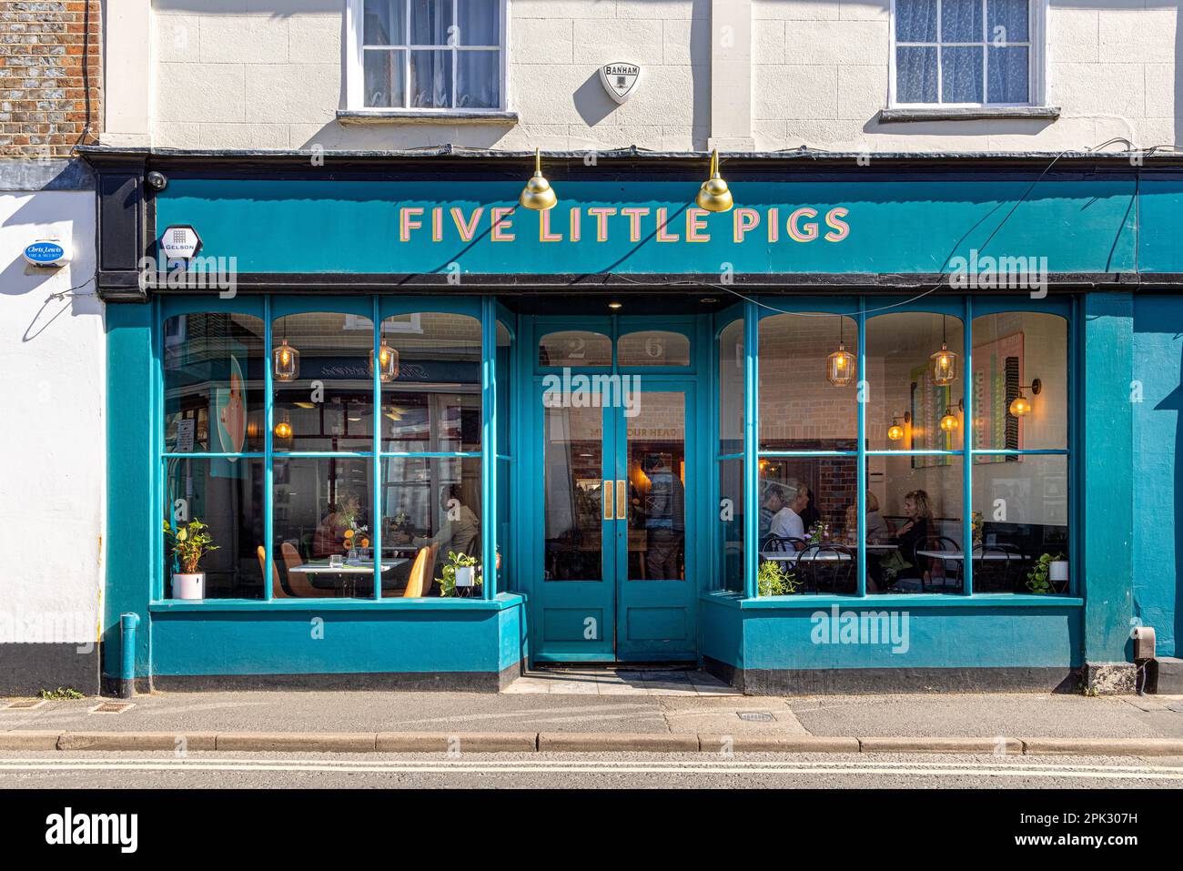 Five little pigs restaurant wallingford oxfordshire uk stock photo
