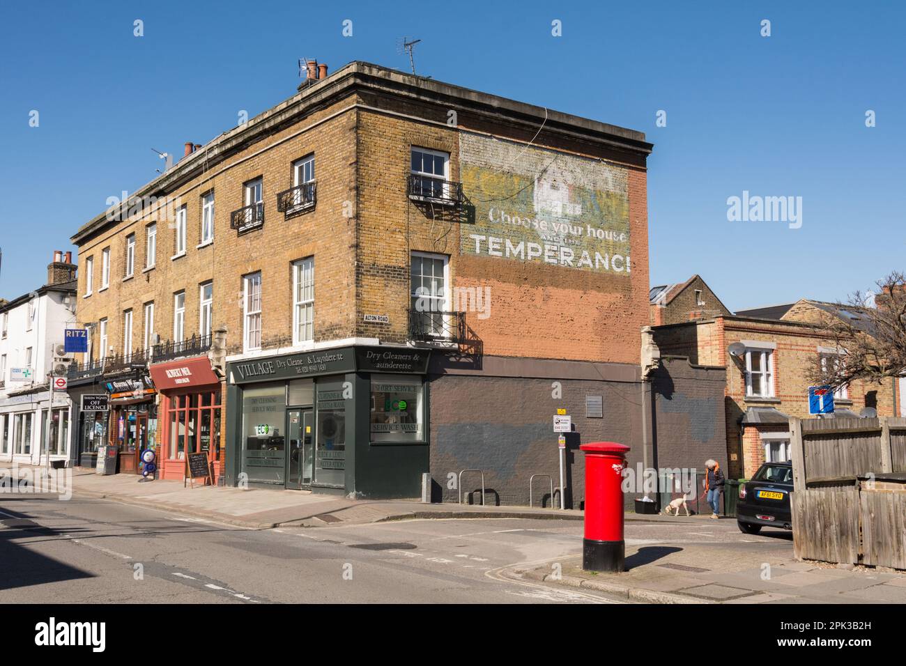 Ghost sign on the former The Temperance Building Society building