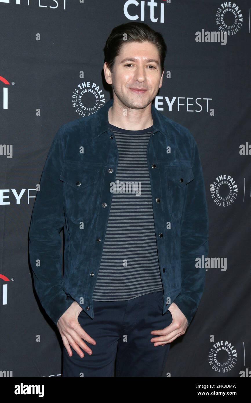 LOS ANGELES - APR 4:  Michael Zegen at the 2023 PaleyFest -  The Marvelous Mrs. Maisel at the Dolby Theater on April 4, 2023 in Los Angeles, CA   (Photo by Katrina Jordan/Sipa USA) Stock Photo