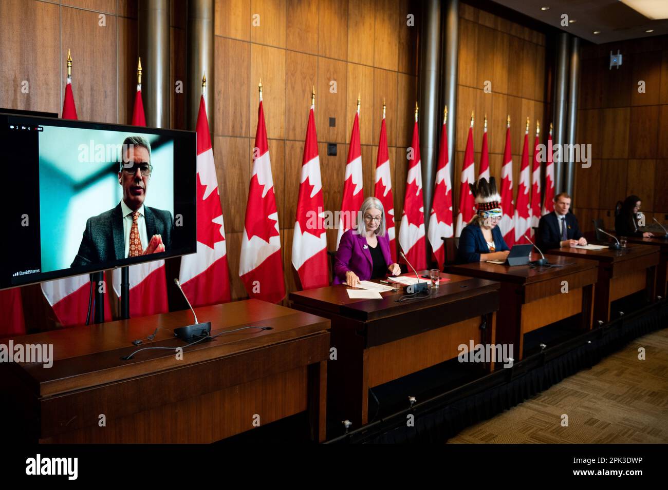 Ottawa, Canada. 05th Apr, 2023. David Sterns, counsel in the Moushoom