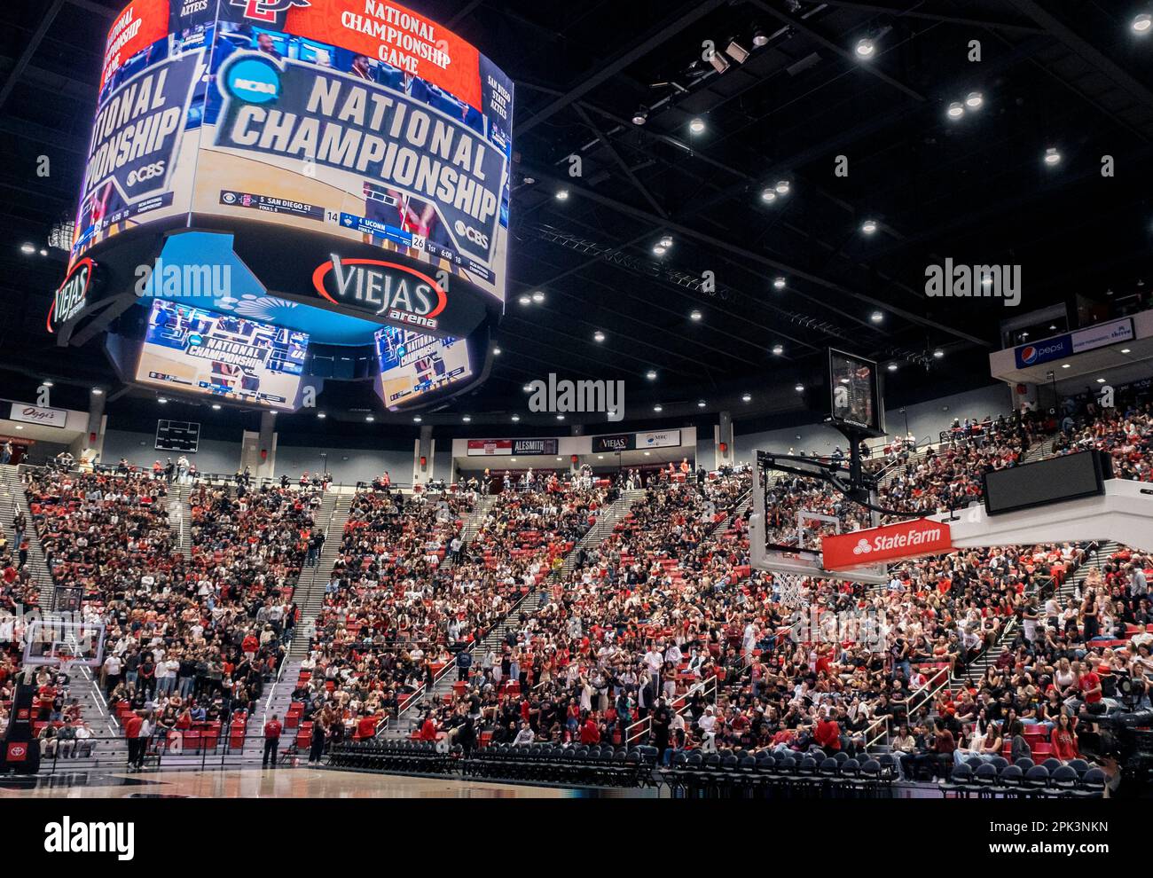 San Diego, USA. 03rd Apr, 2023. April 3, 2023 Fans of San Diego State