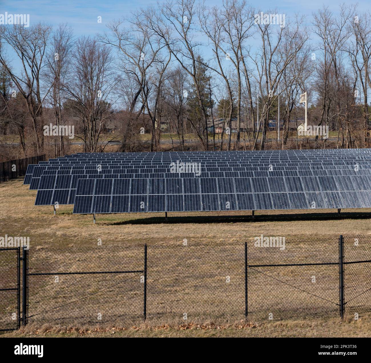 Solar panel array in beautiful hi-res stock photography and images - Alamy