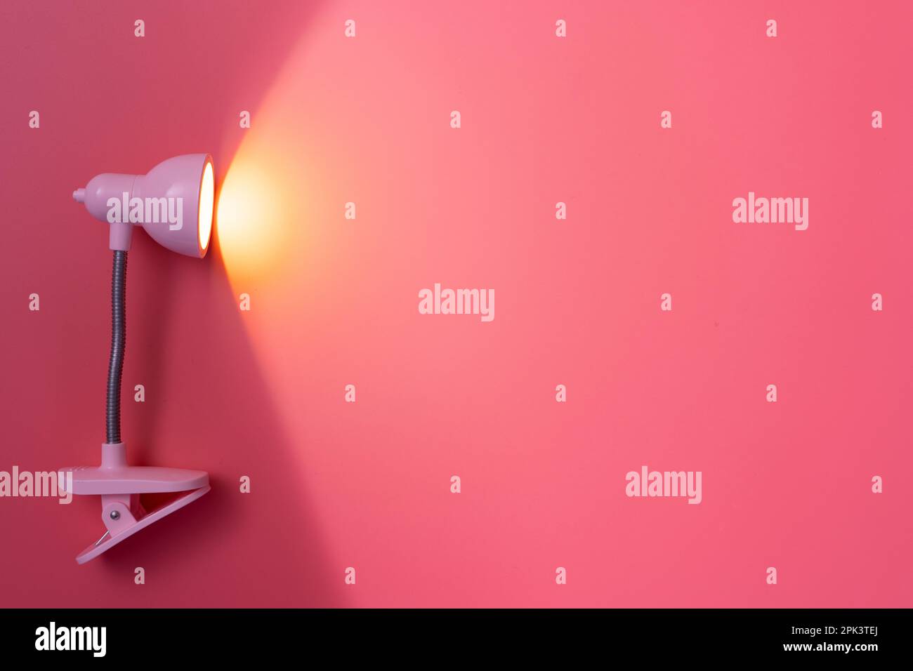 Table lamp on backgrond Stock Photo