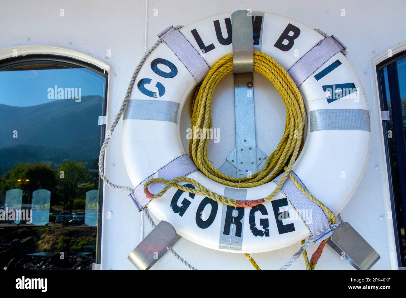 Columbia sternwheeler in Hood River, Oregon Stock Photo Alamy