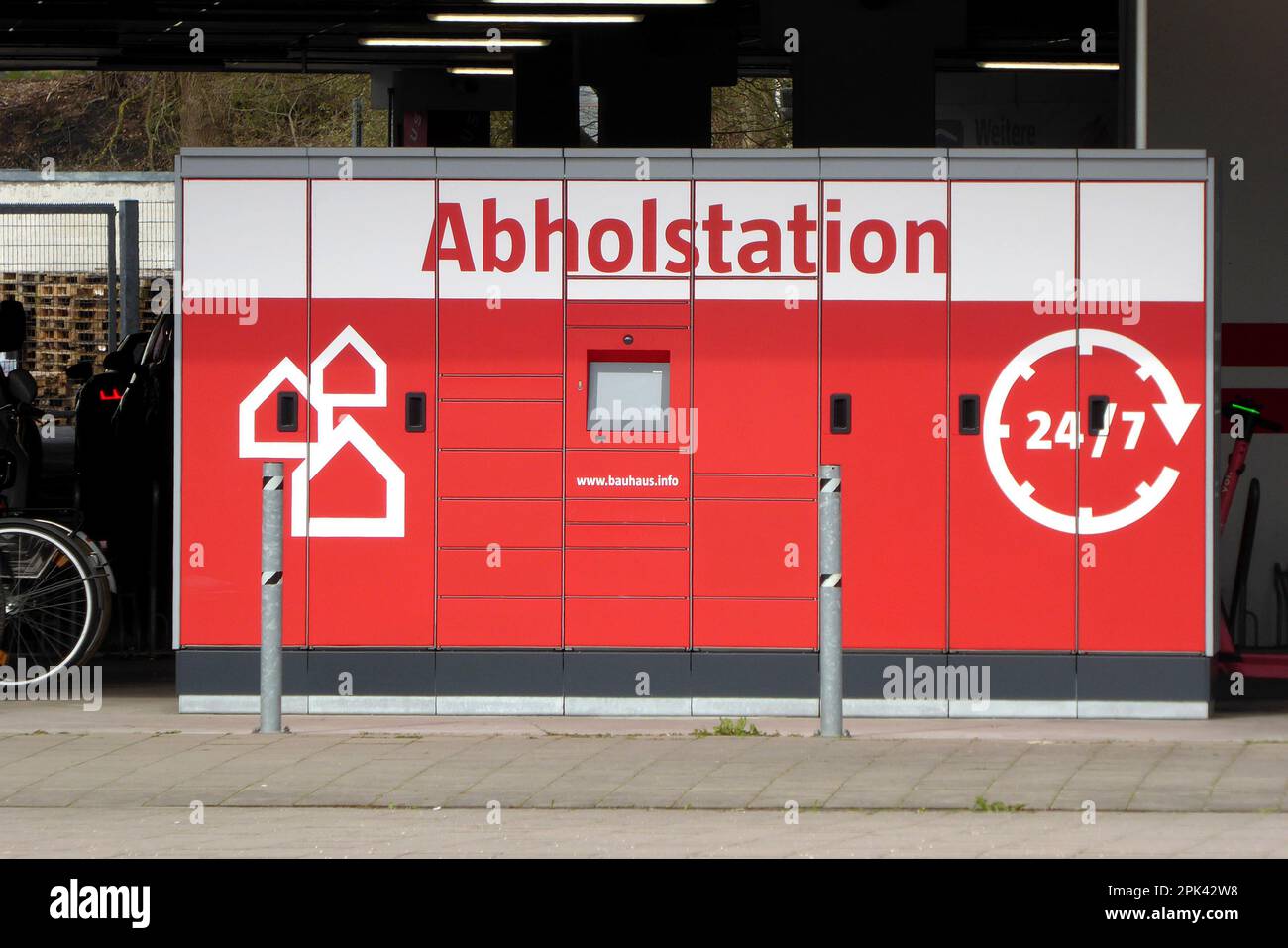 Bauhaus Abholstation Stock Photo