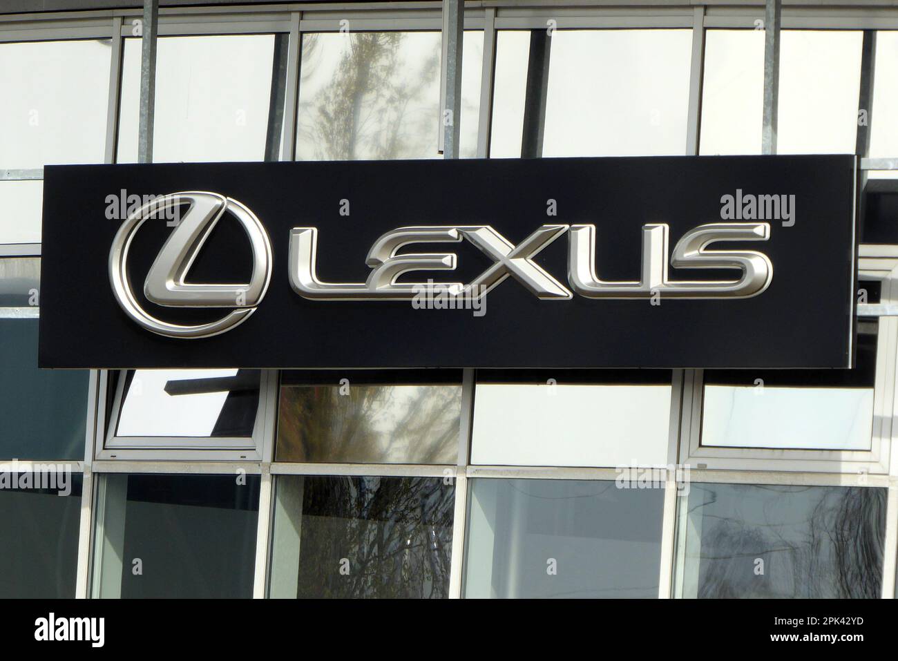 Lexus / Schriftzug / Logo Stock Photo