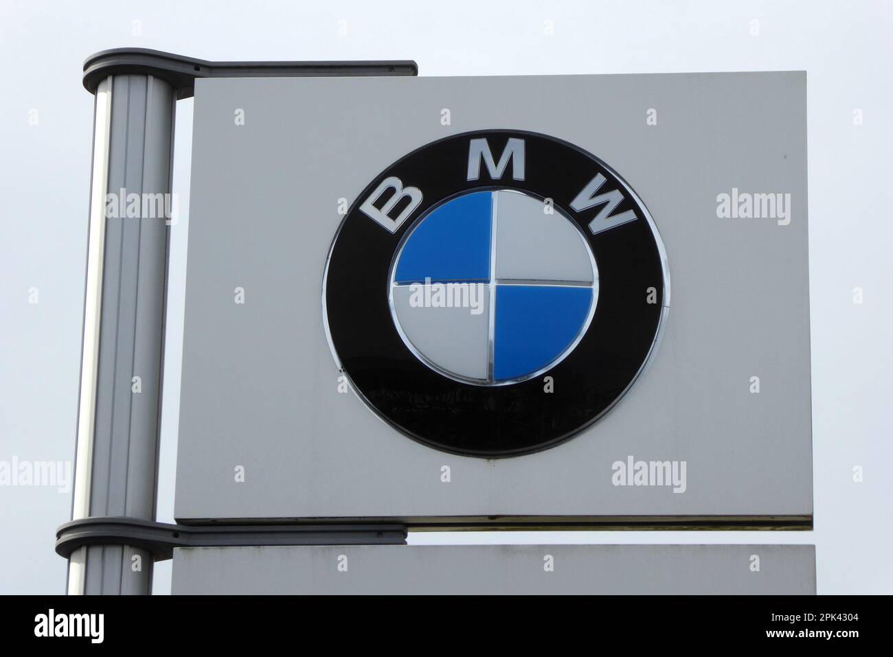 BMW / Schriftzug / Logo Stock Photo