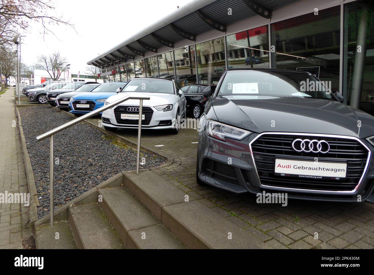 Audi / Niederlassung / Haendler in Hamburg Stock Photo