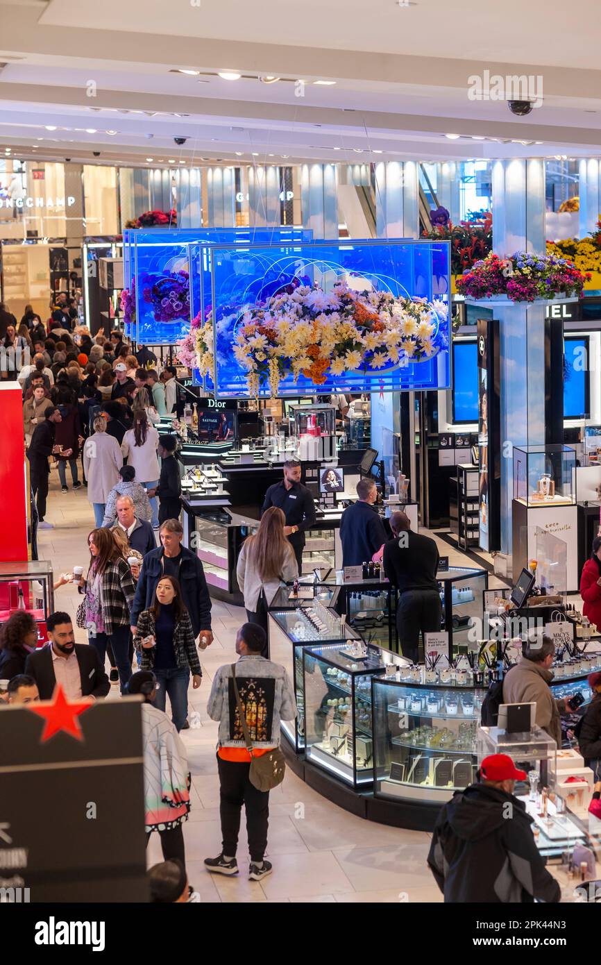 Visitors descend on Macy's flagship department store in Herald Square