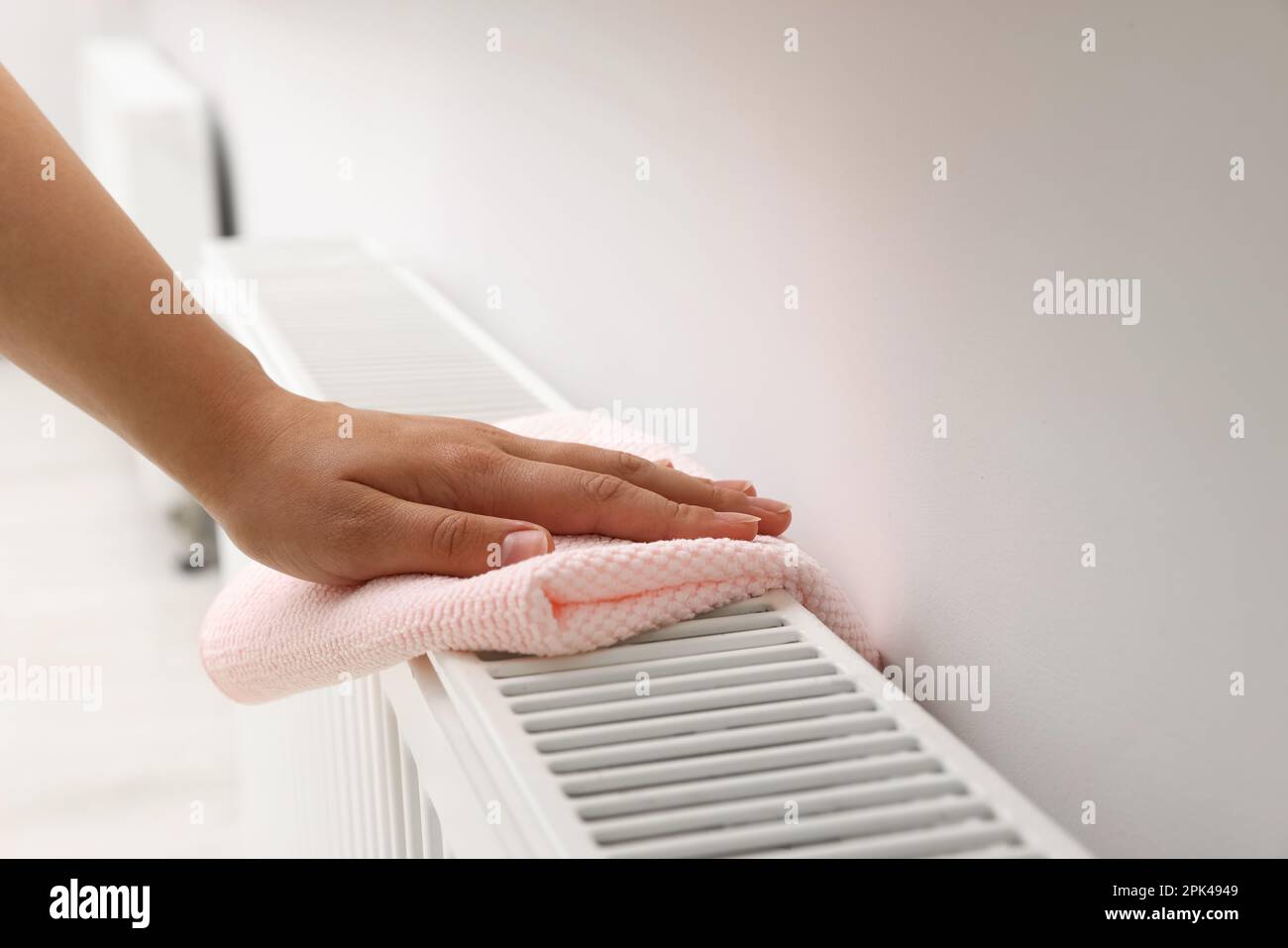 Cleaning radiator home hires stock photography and images Alamy