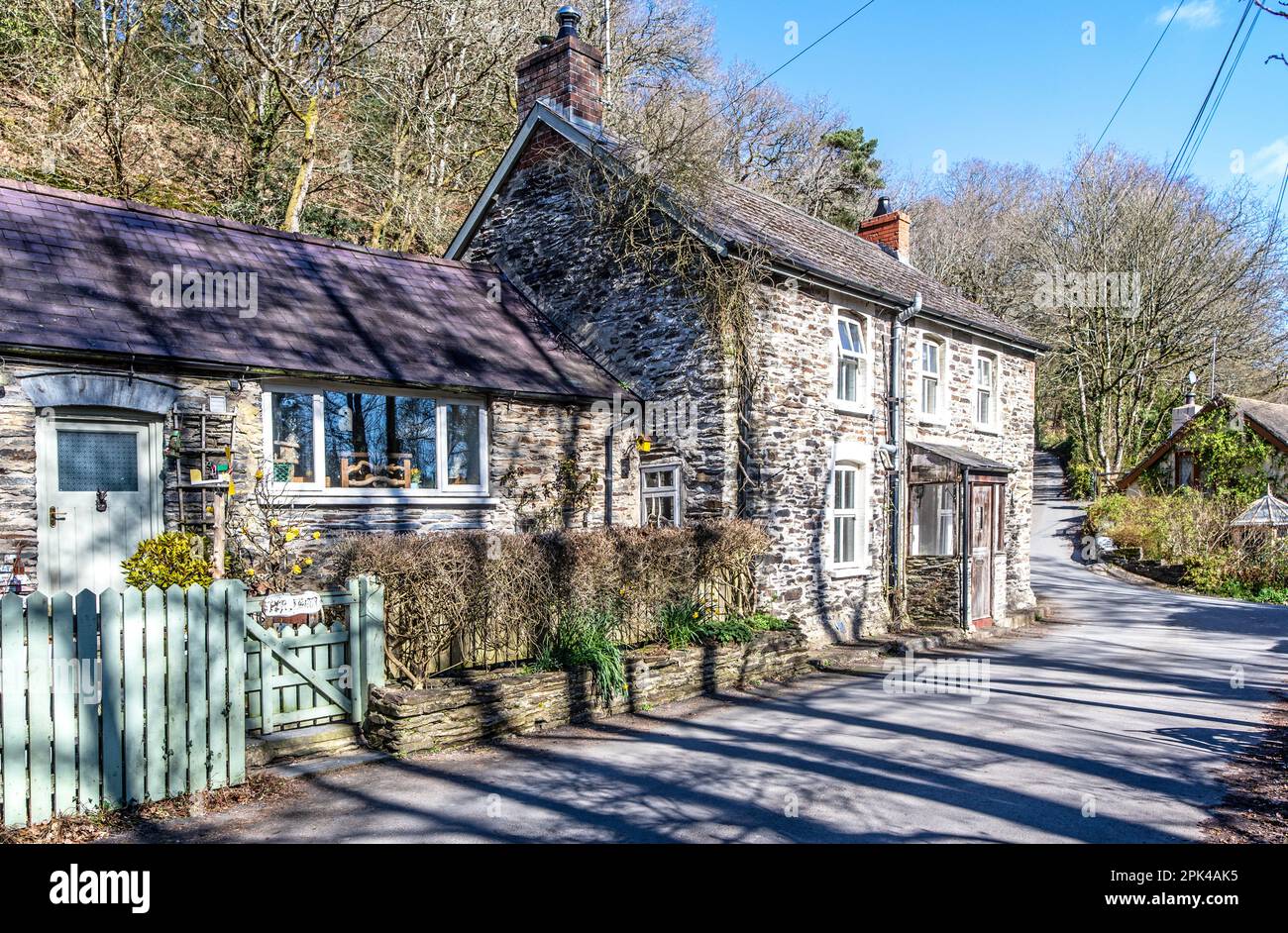 Traditional Welsh Architecture Pembrokeshire Wales UK Stock Photo Alamy