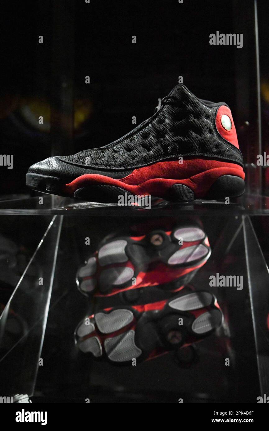 New York USA. 05th Apr 2023. The most expensive sneakers to ever