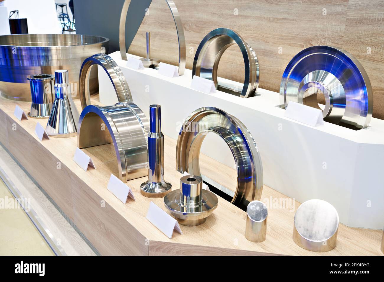 Metal parts of heat resistant nickel based alloy Stock Photo Alamy