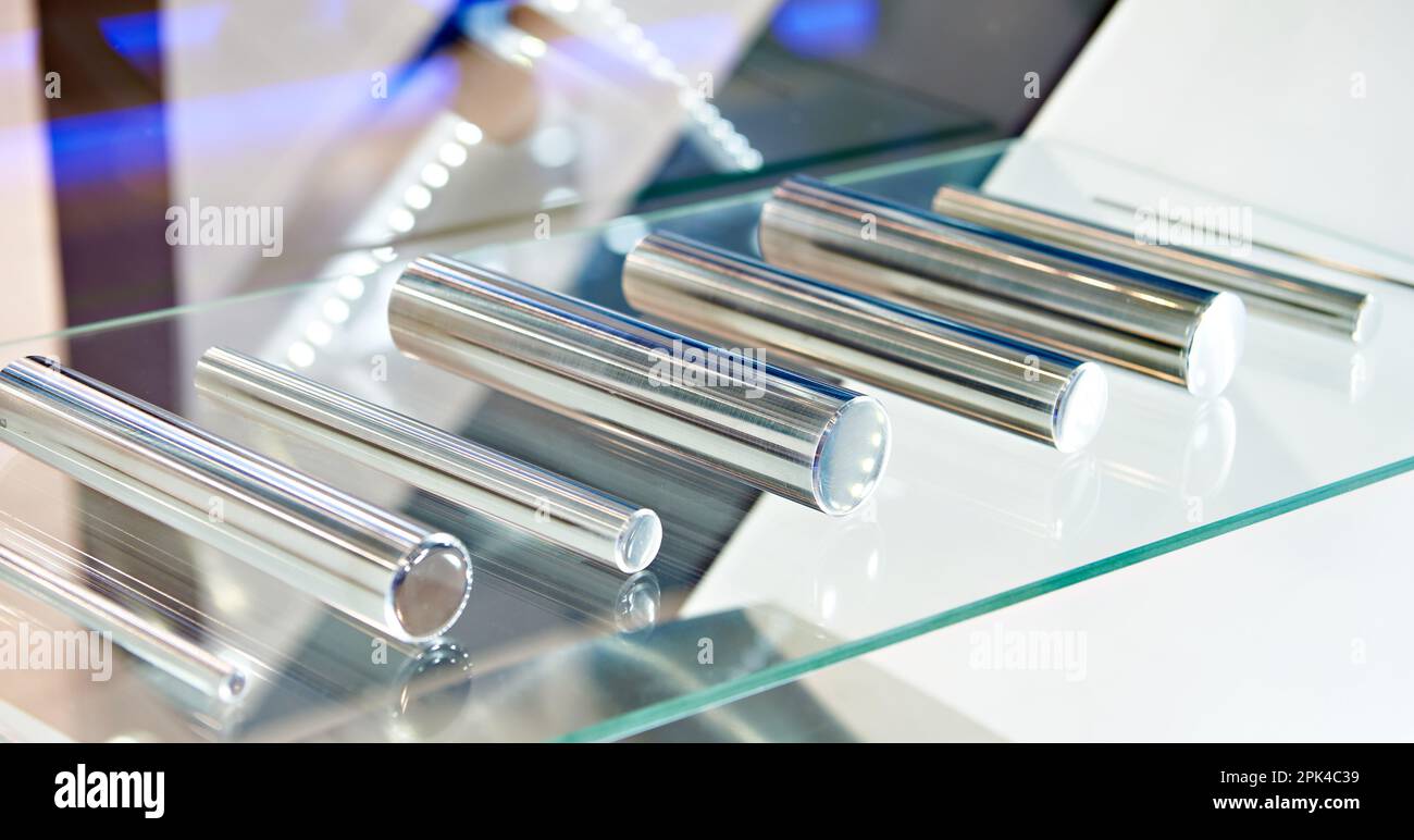 Metal parts of heat resistant nickel based alloy Stock Photo Alamy