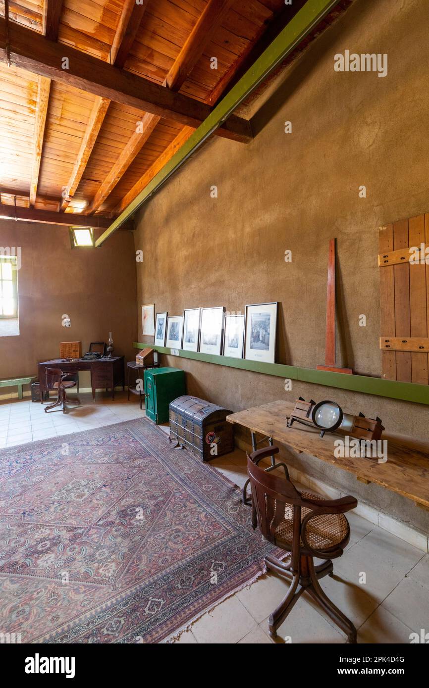 The Archaeologist and Egyptologist Howard Carter's House, Luxor, Egypt, North East Africa Stock Photo