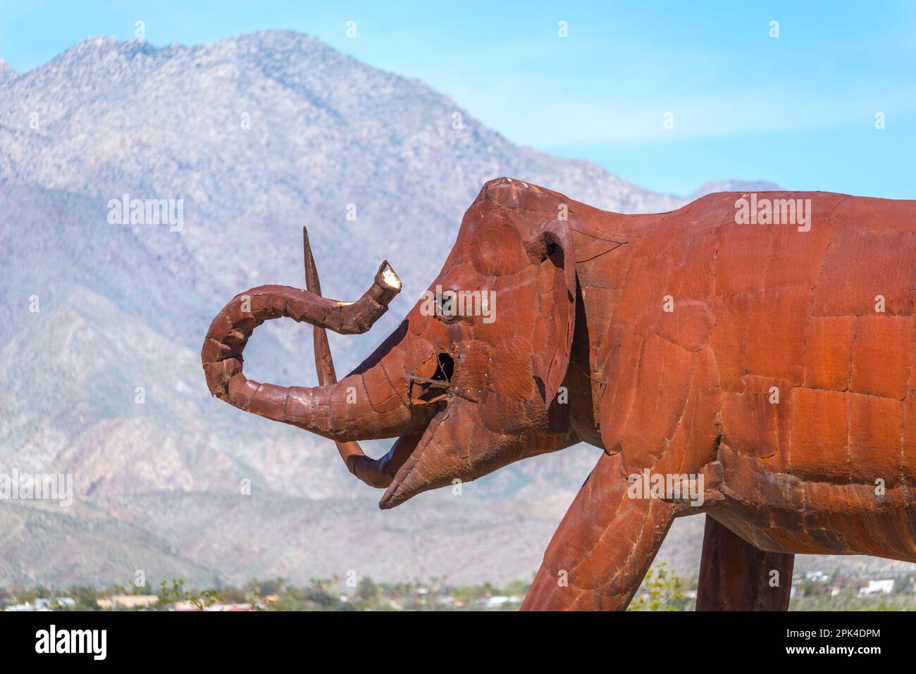 Sculptures in Anza Borrego State Park throughout an area called Galleta