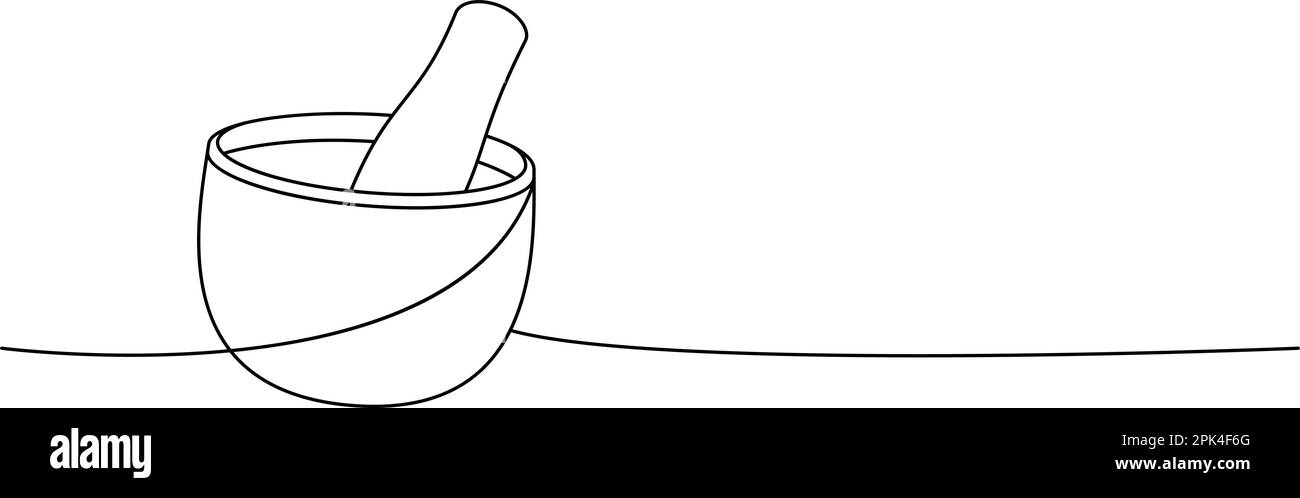 Cookery Cooking Kitchen Lab Laboratory Mortar - Mortar And Pestle Drawing -  Free Transparent PNG Clipart Images Download
