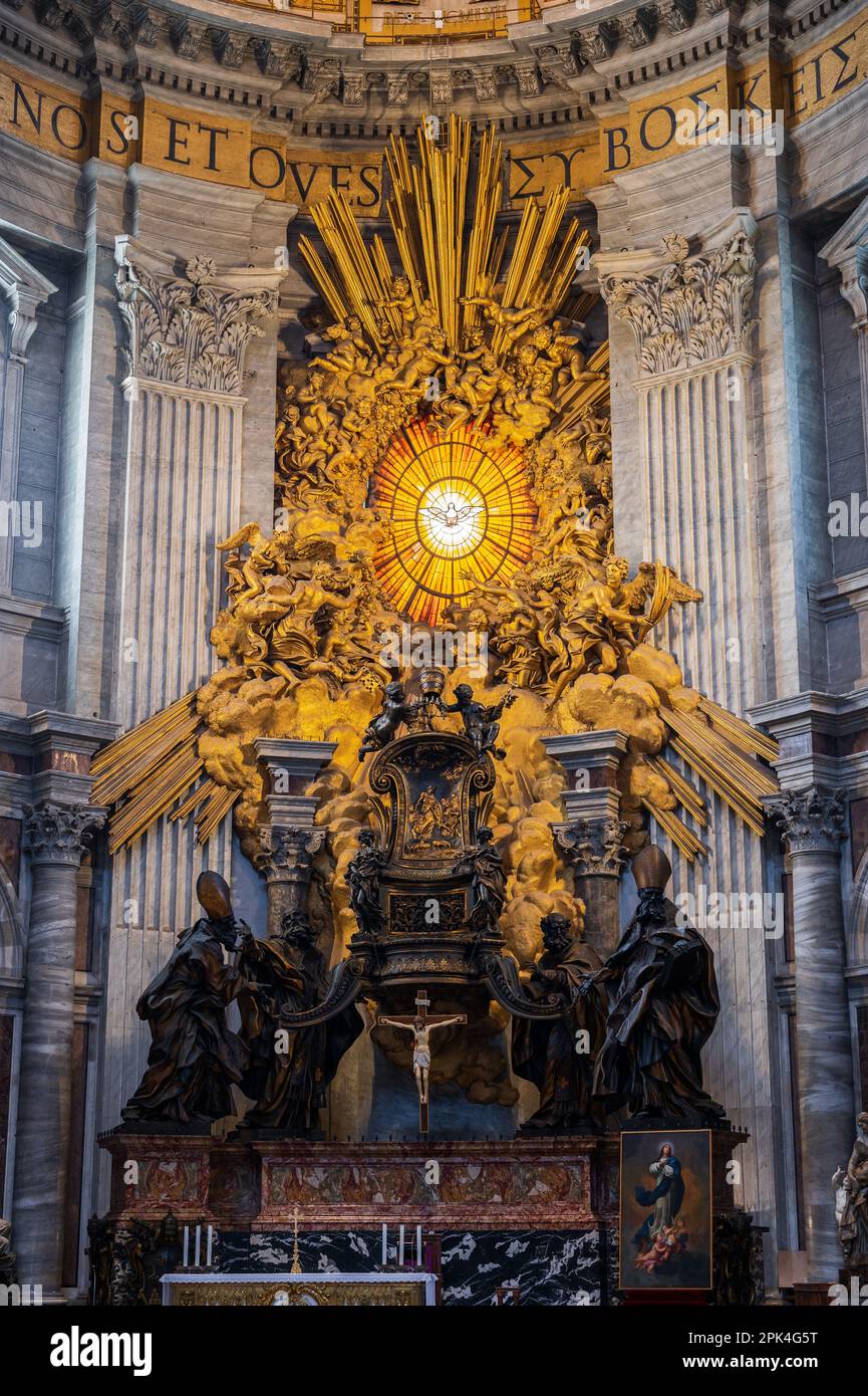 Is a Catholic basilica located in St. Peter's Square in the Vatican City state; it is a