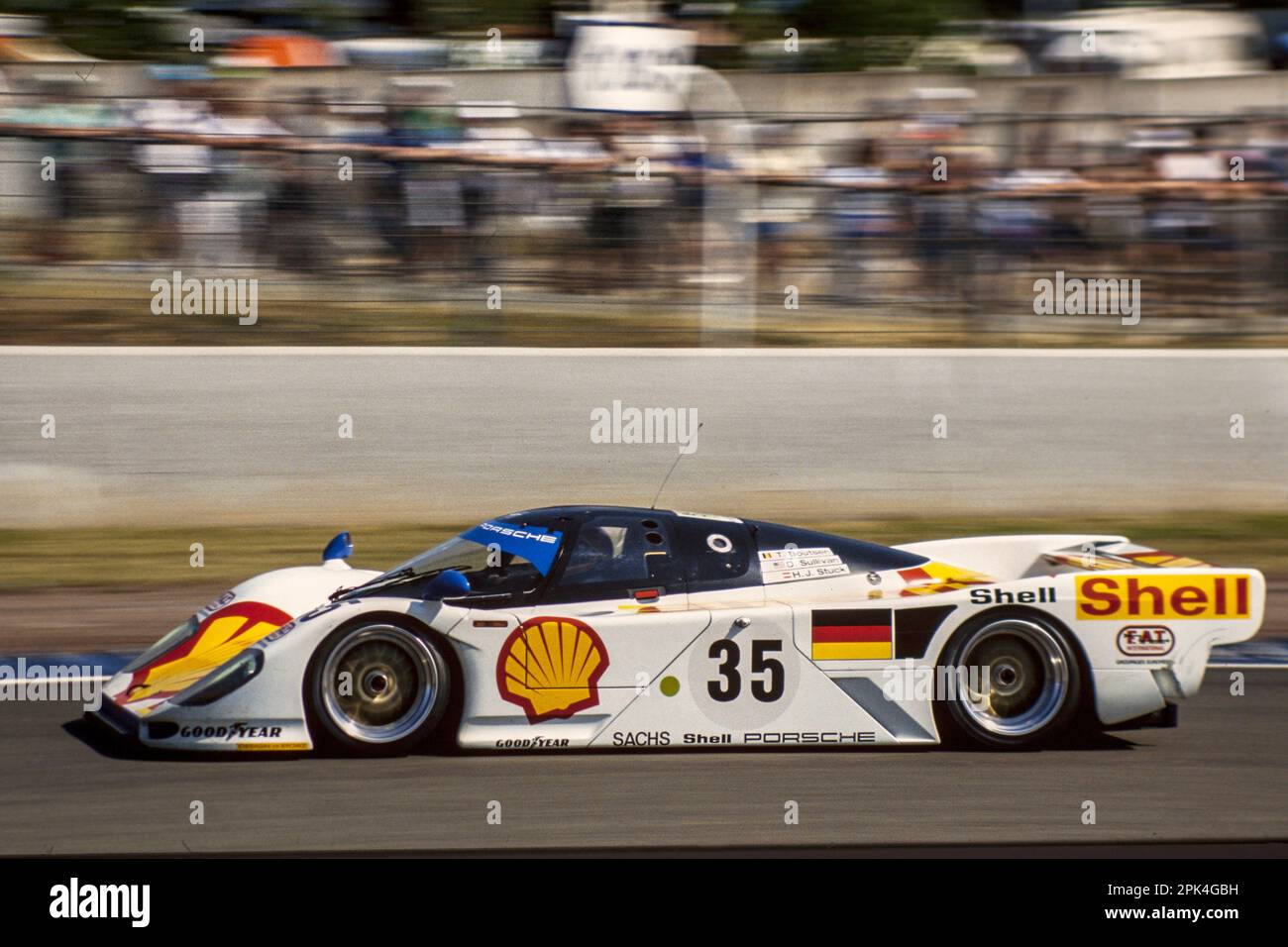 24 heures du Mans 1994 - Dauer porsche 96 - Driven by: Hans-Joachim Stuck (D)/Thierry Boutsen (B)/Danny Sullivan (USA) Stock Photo