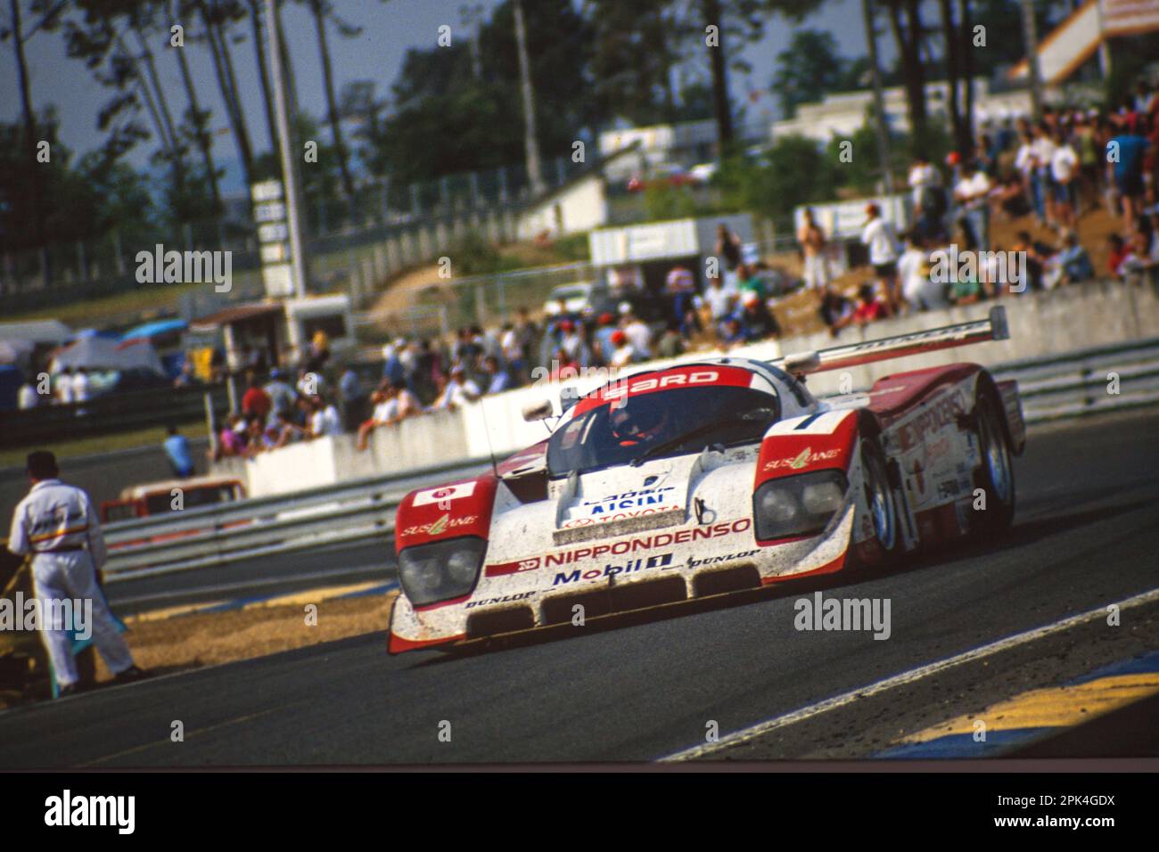 24 heures du Mans 1994 - Toyota 94C-V - Driven by: Mauro Martini (I)/Jeff Krosnoff (USA)/Eddie Irvine (GB) Stock Photo