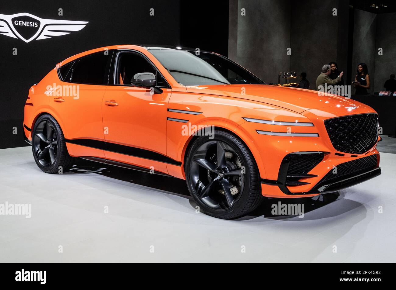 New York, United States. 05th Apr, 2023. A Genesis GV80 Coupe Concept at  the New York International Auto Show held at the Jacob Javits Convention  Center in New York City. Credit: SOPA