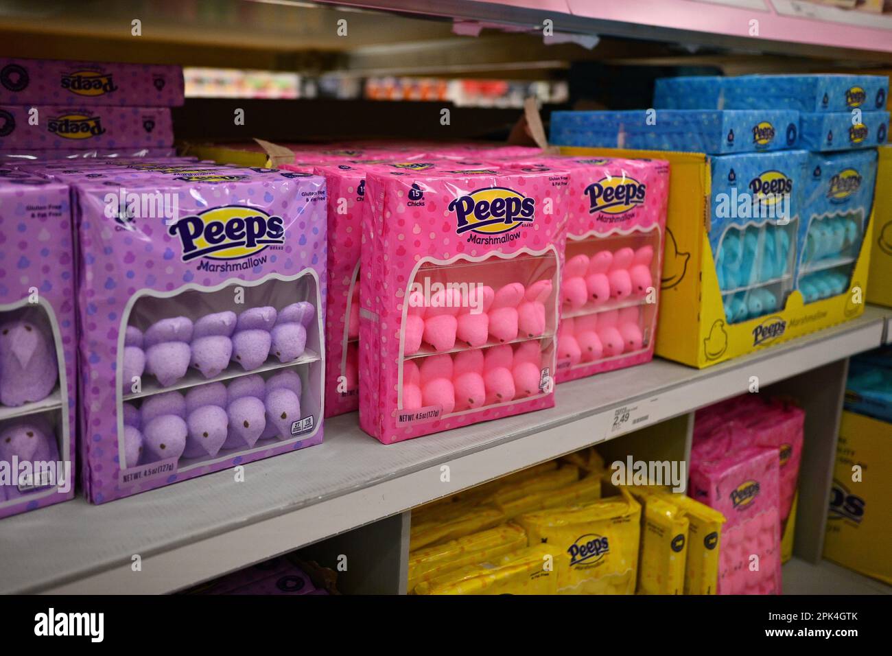 Albuquerque, United States. 05th Apr, 2023. PEEPS Marshmallow Chicks